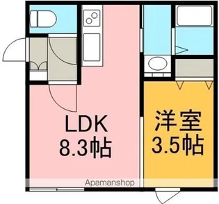 サンライトハウス【101号室】の間取り
