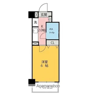ダイアパレス前橋元総社【4階】の間取り