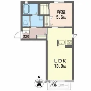 シャーメゾンAK【1階】の間取り