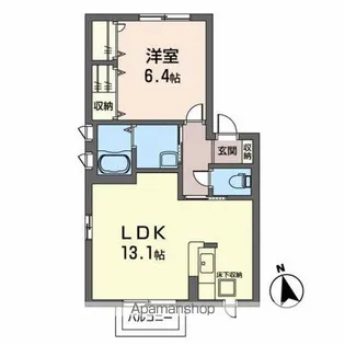 ミ・レイナ【1階】の間取り