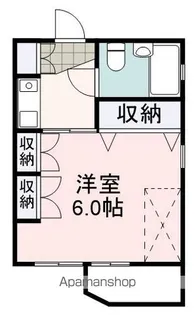桜館6【308号室】の間取り