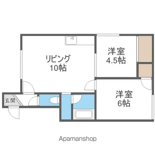 HISAME【101号室】の間取り