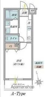 プルメリア阪大前【3階】の間取り