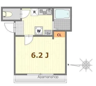 コンフォート横浜南【1階】の間取り