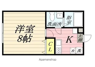 ミルキーウェイ東戸塚【1階】の間取り