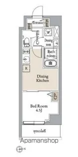 グランカーサ住吉Ⅲ【5階】の間取り