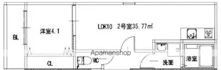 MUGINO BASE【2階】の間取り