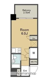 スカイコート鶯谷【3階】の間取り