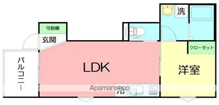 伊勢原市桜台2丁目A棟【3階】の間取り