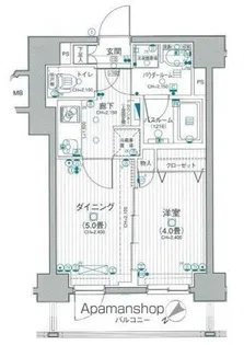 日神デュオステージ板橋【5階】の間取り