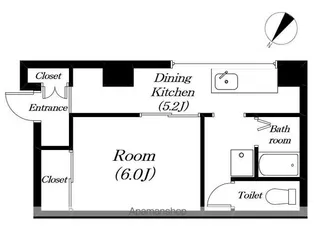 NOBLE【203号室】の間取り