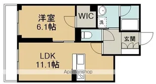 ベル ピュアン【203号室】の間取り