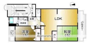 シャンペリー宮崎台【3階】の間取り