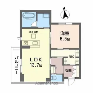 ベレオネエロ【103号室】の間取り