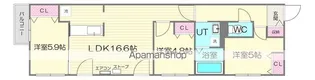 ETERNITY東札幌【2階】の間取り
