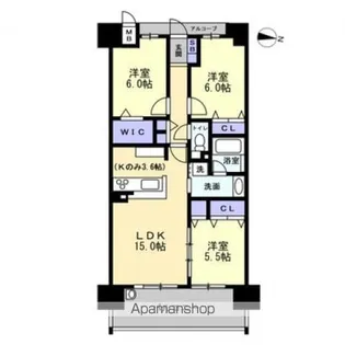 アルファステイツ丸亀京極通り【7階】の間取り