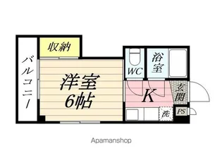 エクレール上大岡【205号室】の間取り