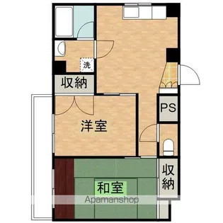 植村ビル【管理人室号室】の間取り