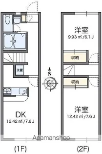 レオパレスレクエルド【104号室】の間取り