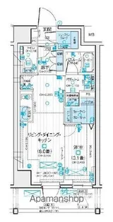 デュオステージ北千住Ⅲ【5階】の間取り