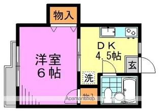 東京都杉並区高円寺北2丁目【アパート】の間取り