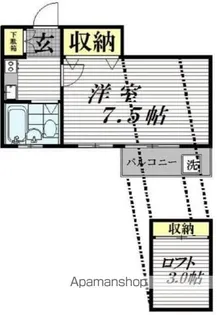 プランドールⅢ【201号室】の間取り