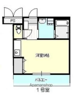 フェリオ川越【201号室号室】の間取り