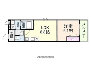 エクセル百舌鳥【101号室】の間取り