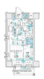 デュオステージ北千住Ⅲ【5階】の間取り