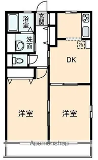 ハイム ルーエ【103号室】の間取り