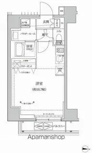 RELUXIA本所吾妻橋Ⅲ【2階】の間取り