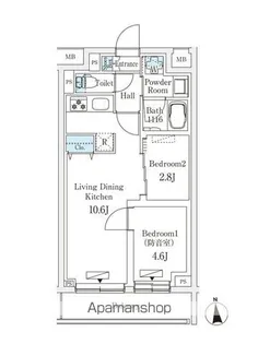 (仮称)練馬区桜台三丁目計画【3階】の間取り