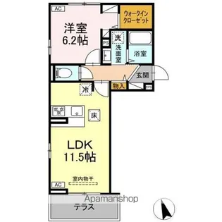 ヴィラH&H【1階】の間取り