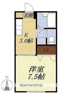 ドエルセフィラ【203号室】の間取り