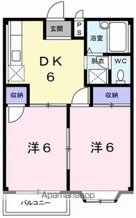 エルディム島田【2階】の間取り