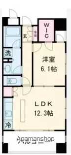 カスタリア住吉Ⅱ【2階】の間取り