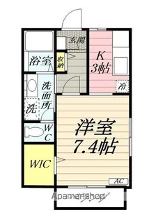 つばさハイツ【1階】の間取り
