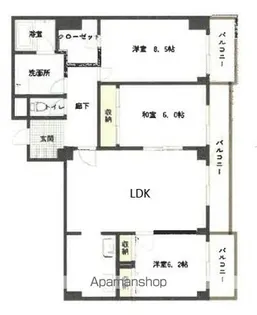 カーサ和光【3階】の間取り