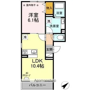 STELLA(ステラ)【301号室】の間取り