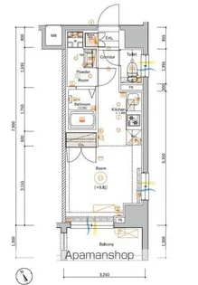 SYLA SAKURAGICHO(旧 NOGE BRICK)【503号室】の間取り