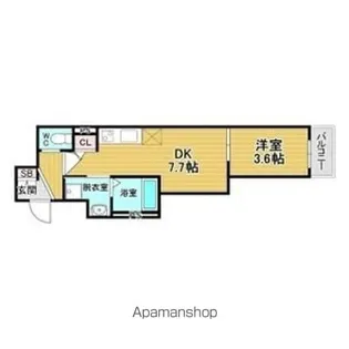 グランツ 喜連【2階】の間取り