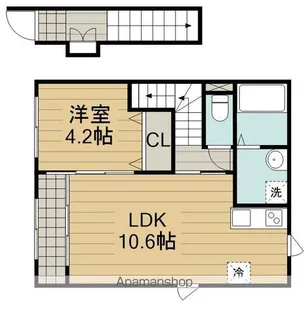 グランフェリス【2階】の間取り