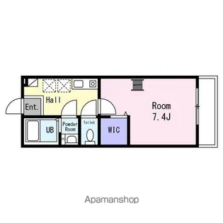 シュガール御所山TWO【1階】の間取り