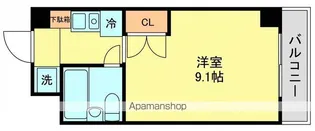 ハイツ宮の森【1405号室】の間取り