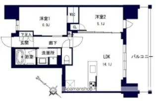 (仮称)千葉市中央区問屋町計画【6階】の間取り