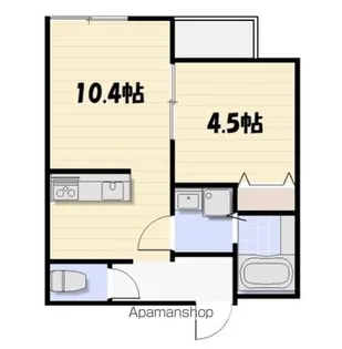 LYK都町A棟【1階】の間取り