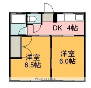 2Kの間取り画像