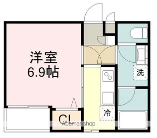 ヘリオス【1階】の間取り