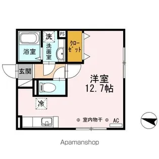 グラーティア【2階】の間取り