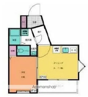 フローラ若宮【301号室】の間取り